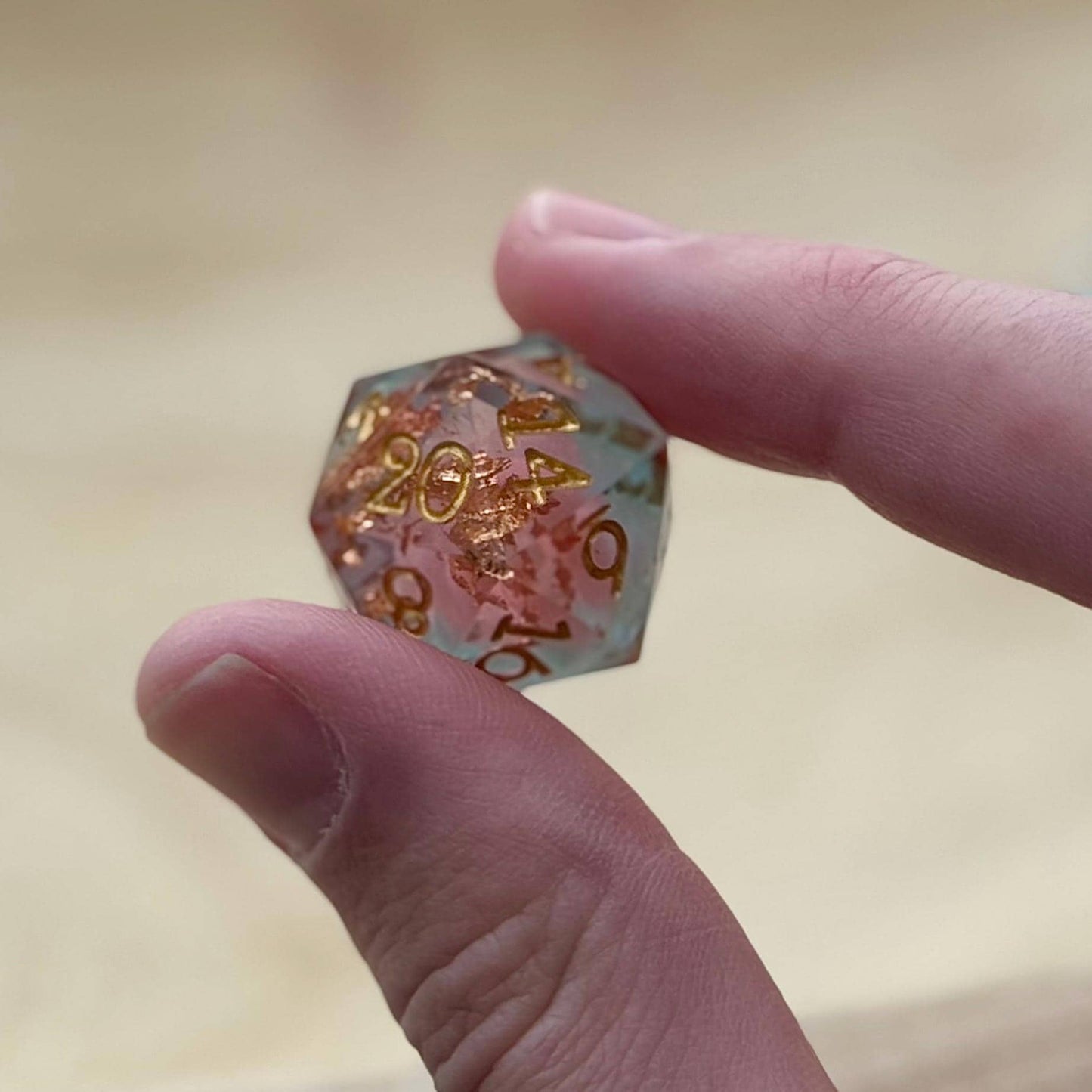 Sun Reflections handmade dice/made to order