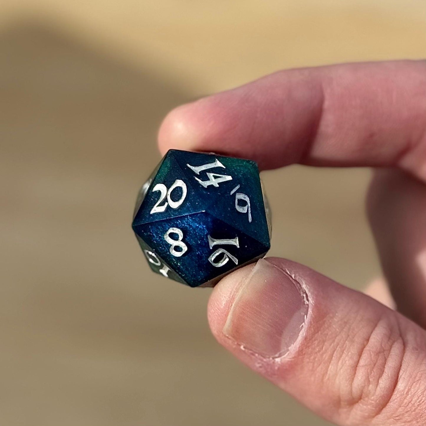 Midnight Muse handmade dice In stock