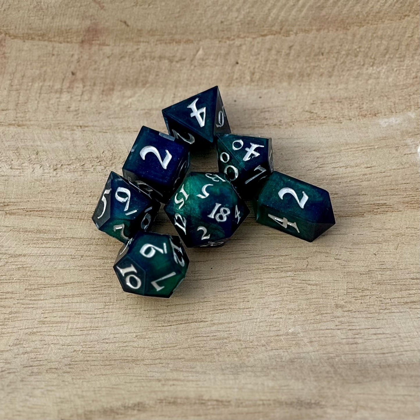 Midnight Muse handmade dice In stock