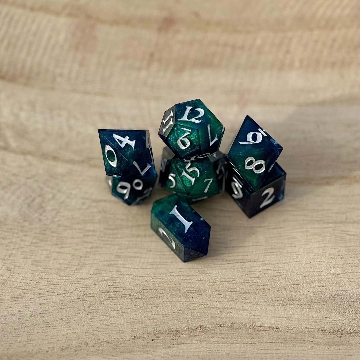 Midnight Muse handmade dice In stock