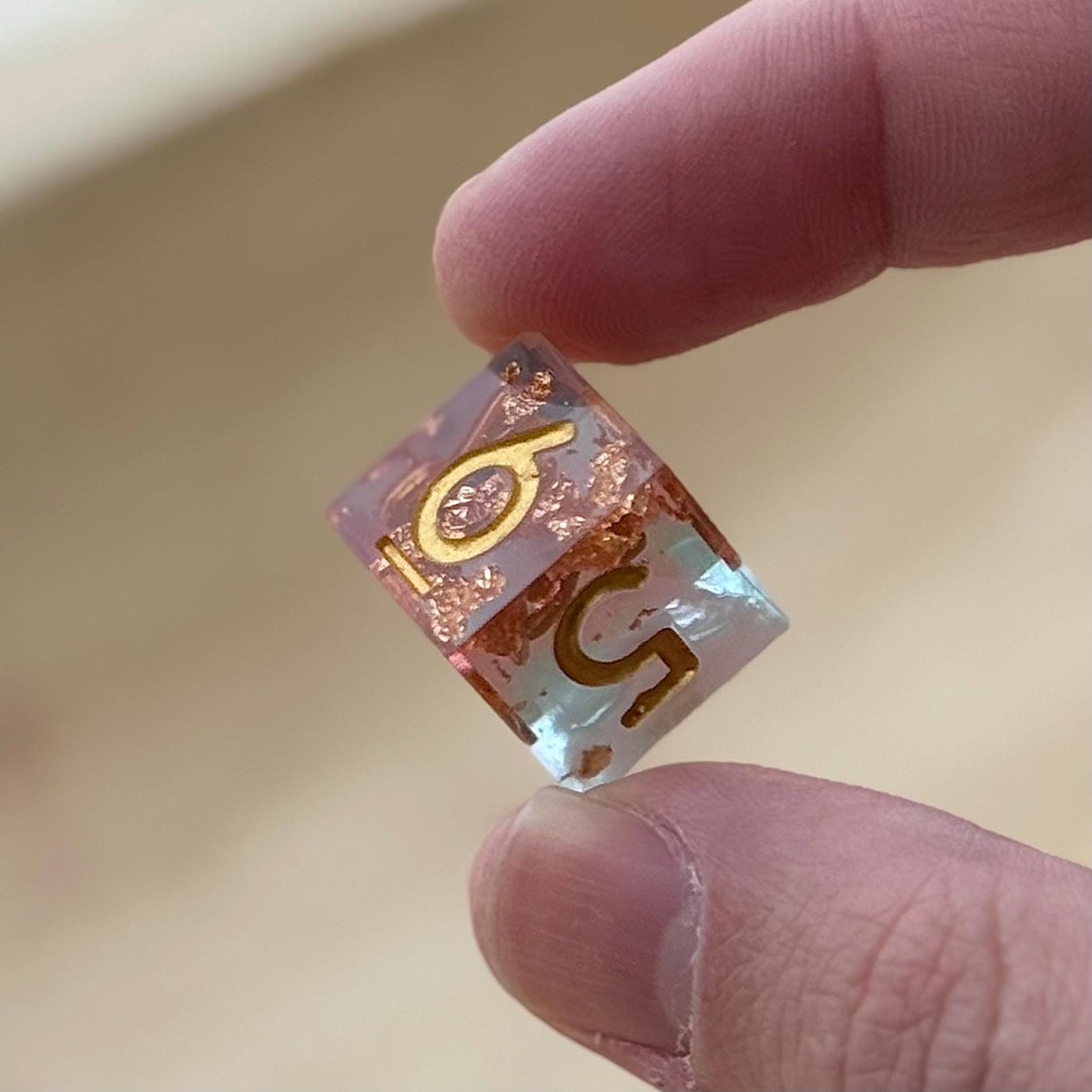 Sun Reflections handmade dice/made to order