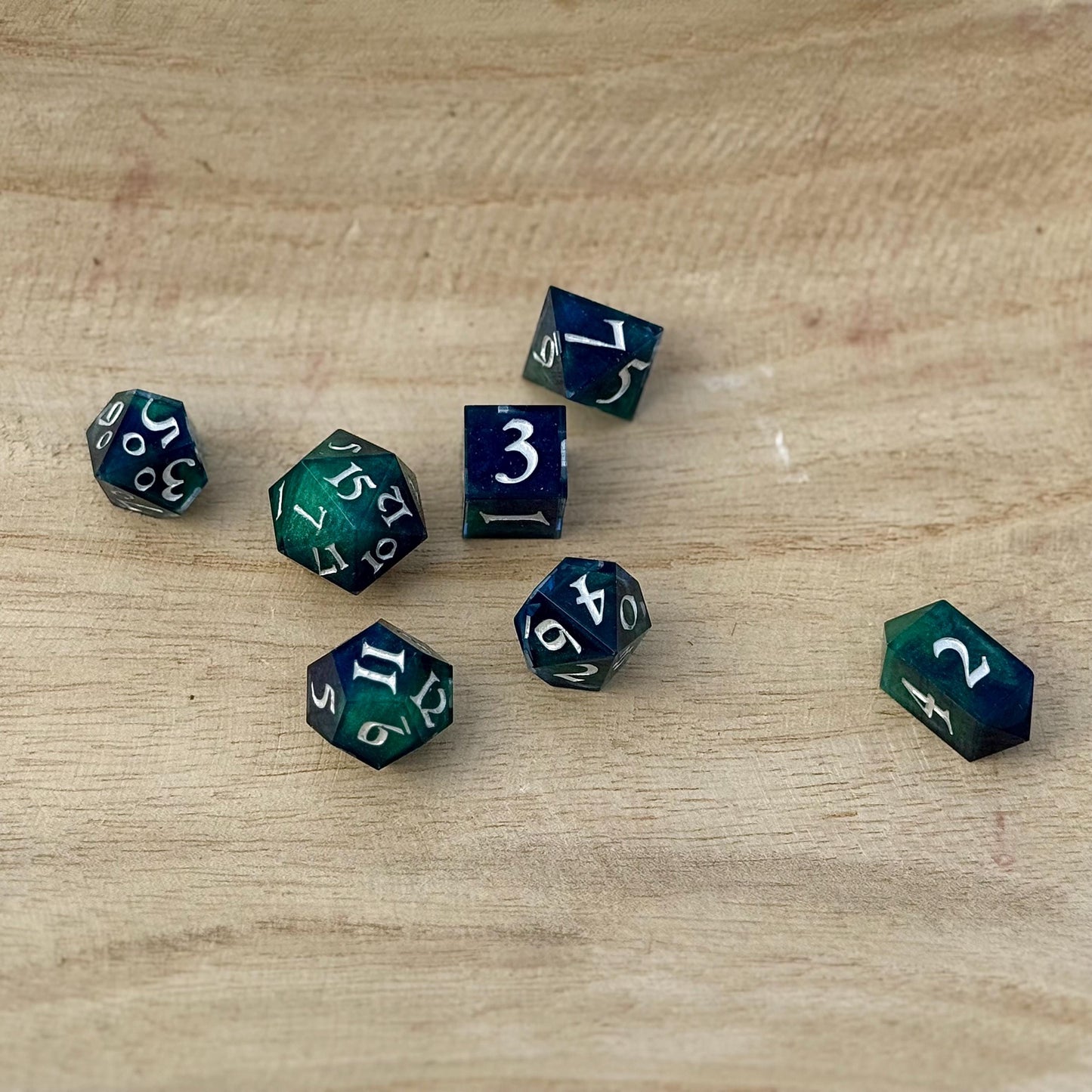 Midnight Muse handmade dice In stock